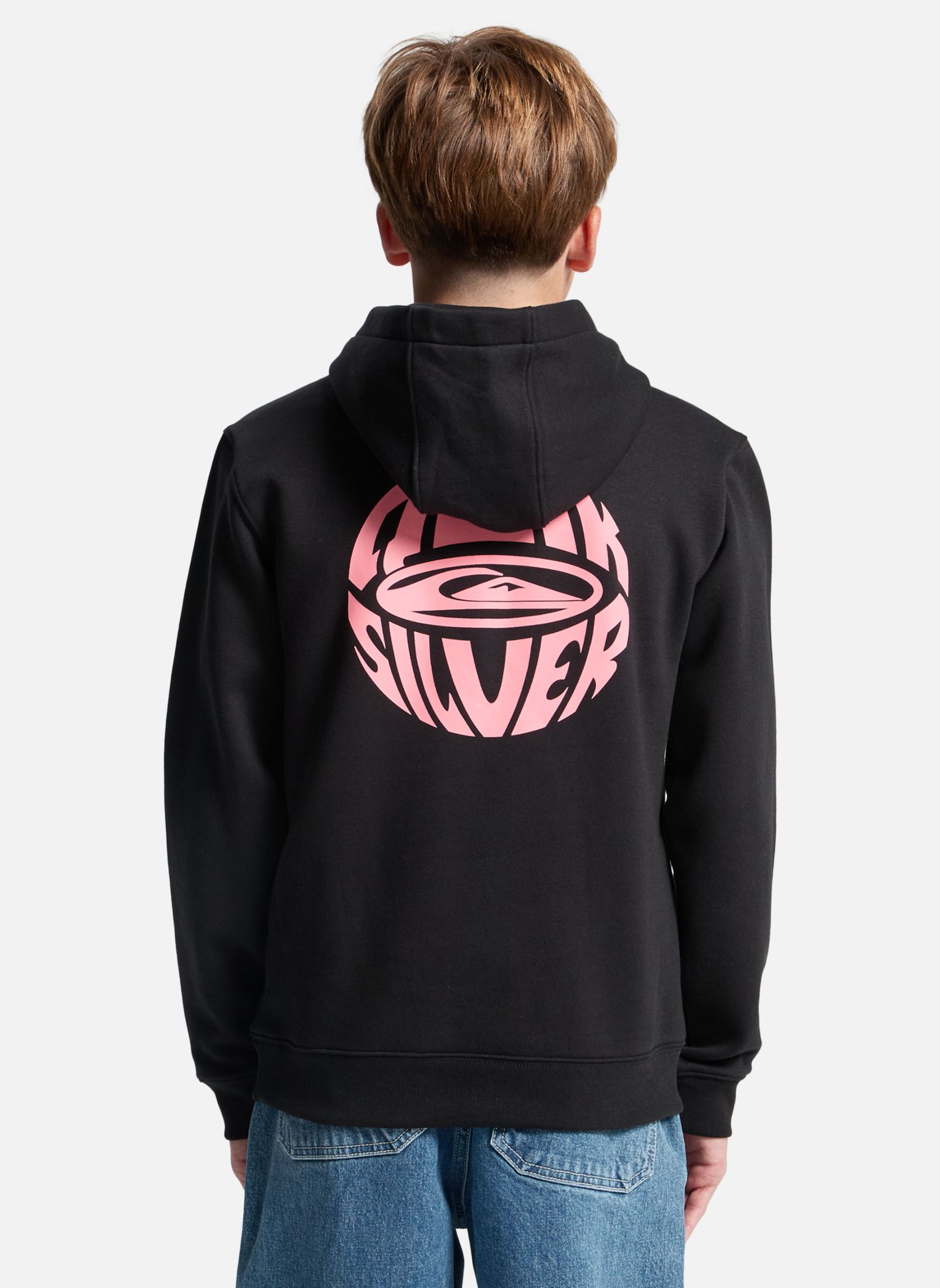 Sweats à capuche Quik Globe garçon noir Quiksilver Sweats à capuche Quik Globe garçon noir Noir