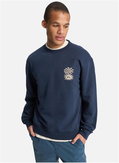 Quiksilver Sweats à capuche Salt Water Graphic homme bleu