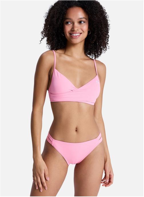 Roxy Hauts de maillot balconnet Solid Essentials Wrap Bra femme rose