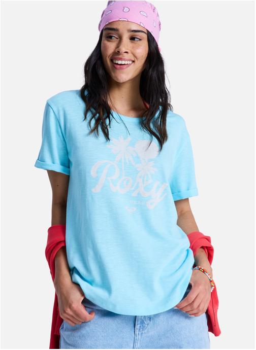 Roxy Tee-shirts Oceanwave Regular Slub femme bleu