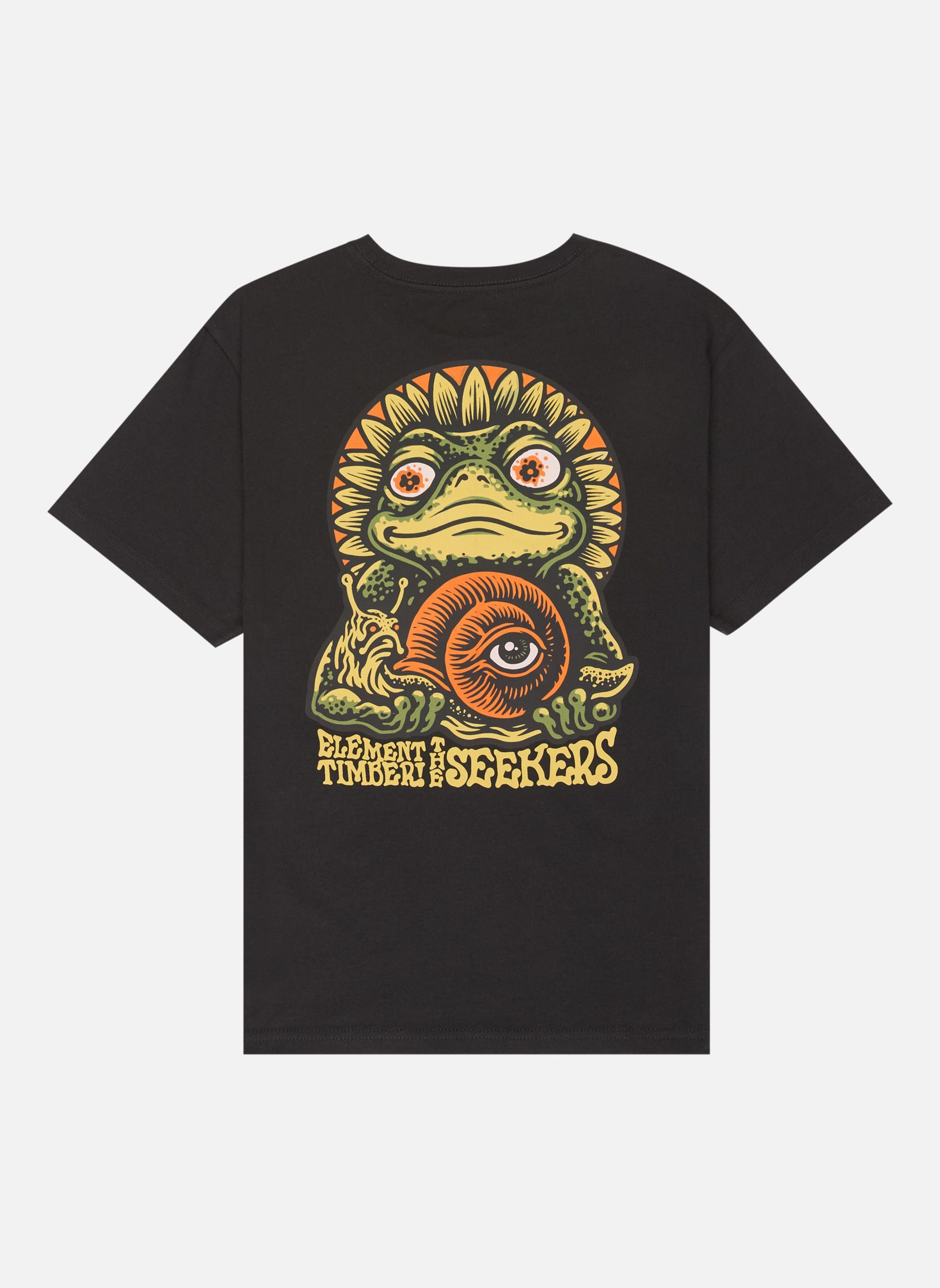 Tee-shirts Timber The Frog garçon noir Element Tee-shirts Timber The Frog garçon noir Noir