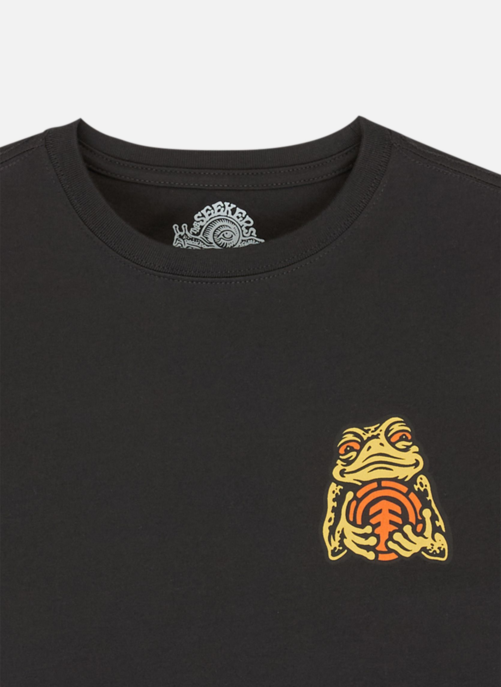 Tee-shirts Timber The Frog garçon noir Element Tee-shirts Timber The Frog garçon noir Noir