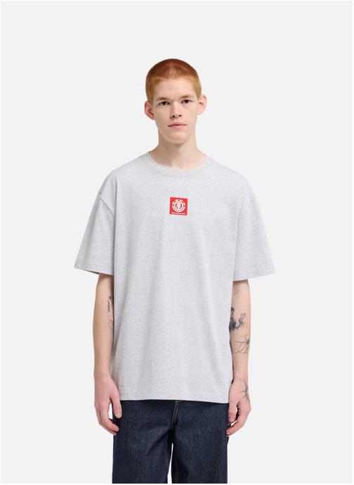 Element Tee-shirts Square Logo homme gris
