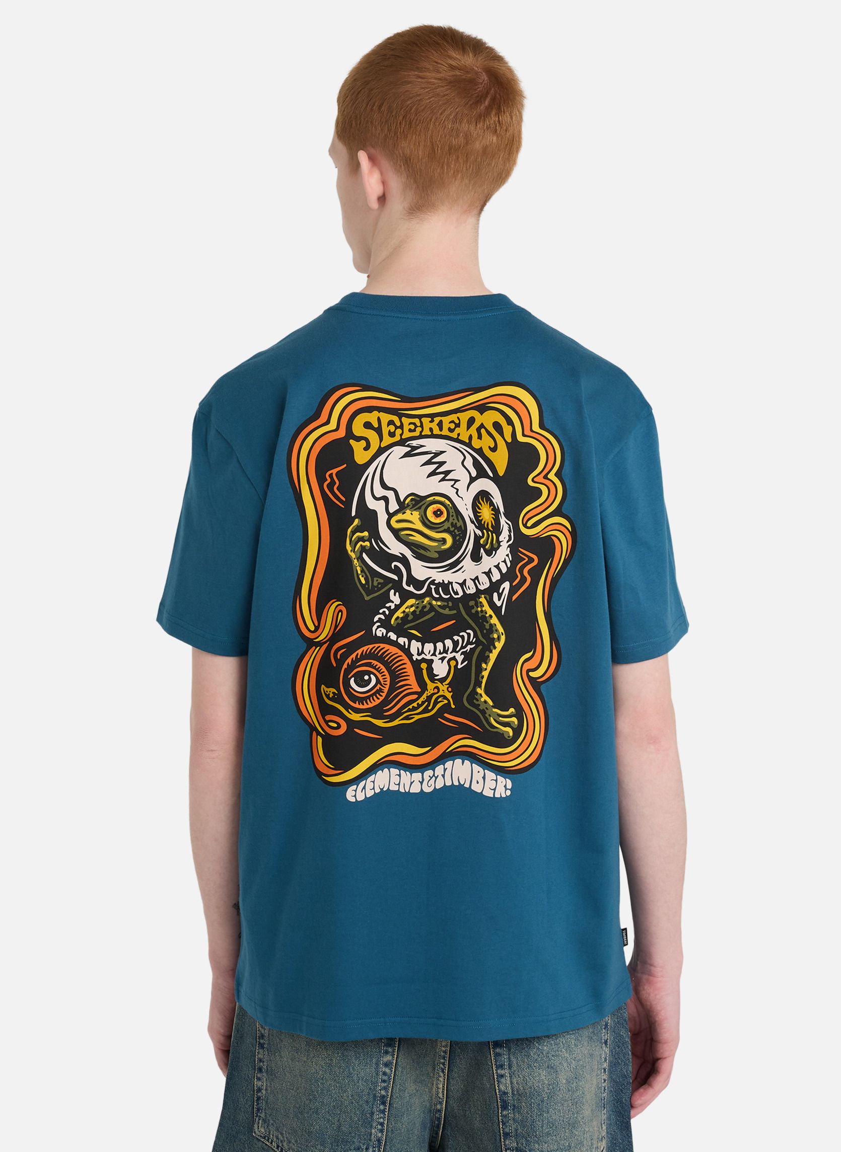 Element Tee-shirts Timber Hermit homme bleu | Sarenza France