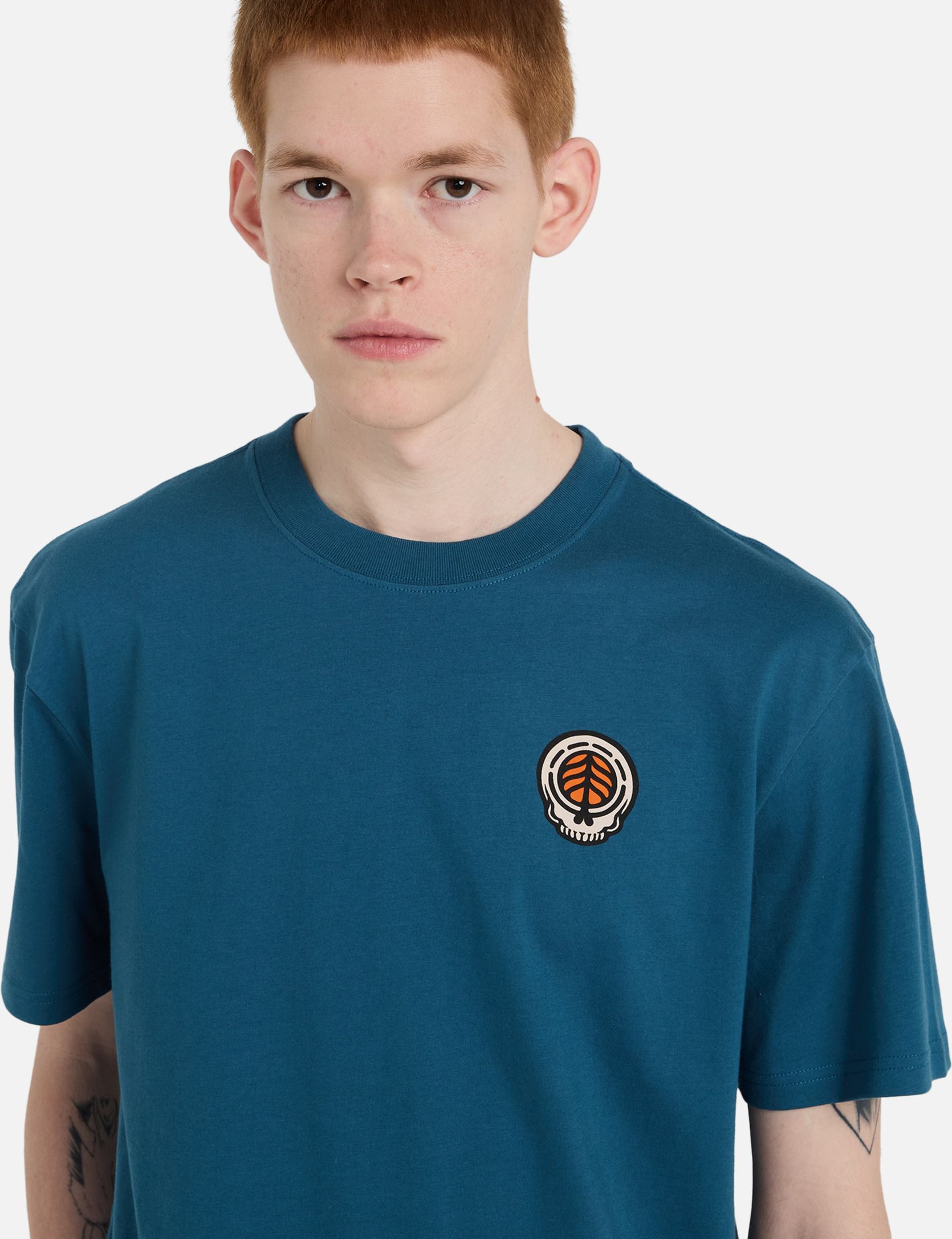 Tee-shirts Timber Hermit homme bleu Element Tee-shirts Timber Hermit homme bleu Bleu