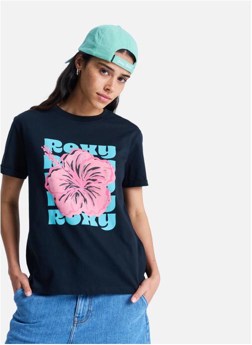 Roxy Tee-shirts Oceanregular Poster femme noir