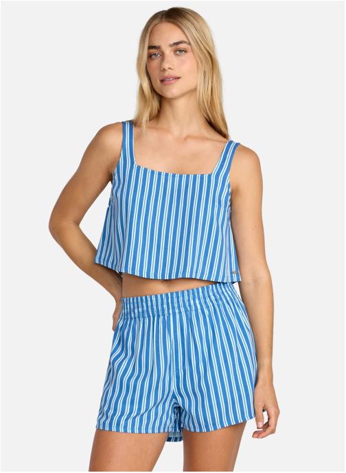 RVCA Shorts Mikey Boxer femme bleu