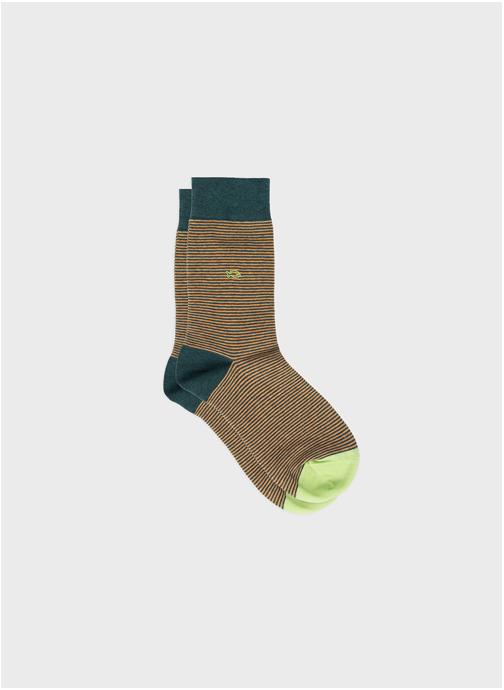 BILLYBELT Chaussettes A rayures homme orange
