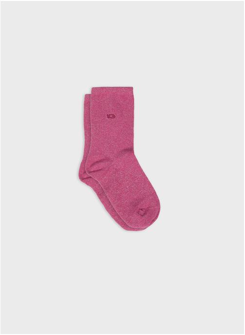 BILLYBELT Chaussettes Unies pailletées femme rose
