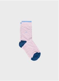Chaussettes A pois homme rose BILLYBELT Chaussettes A pois homme rose Rose