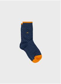 Chaussettes A pois homme rose