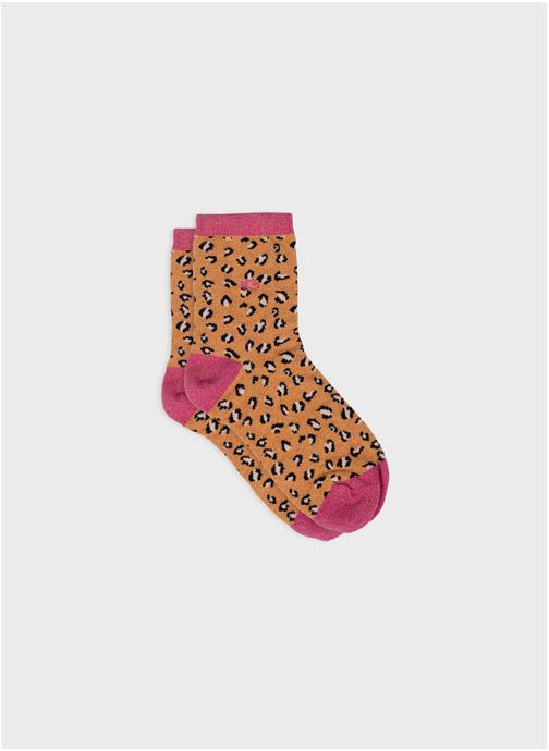 BILLYBELT Chaussettes Léopard femme orange