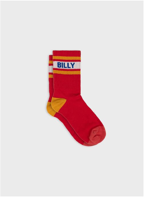 BILLYBELT Chaussettes Tennis femme rouge