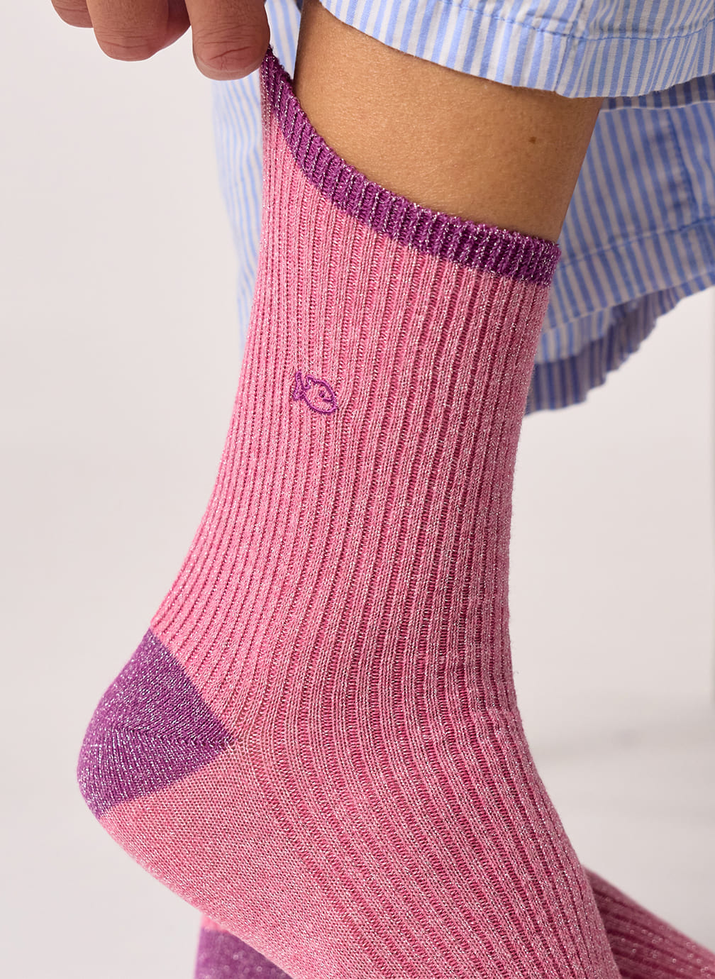 Chaussettes Vintage femme rose BILLYBELT Chaussettes Vintage femme rose Rose