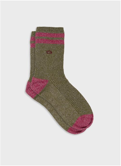 BILLYBELT Chaussettes Vintage femme vert