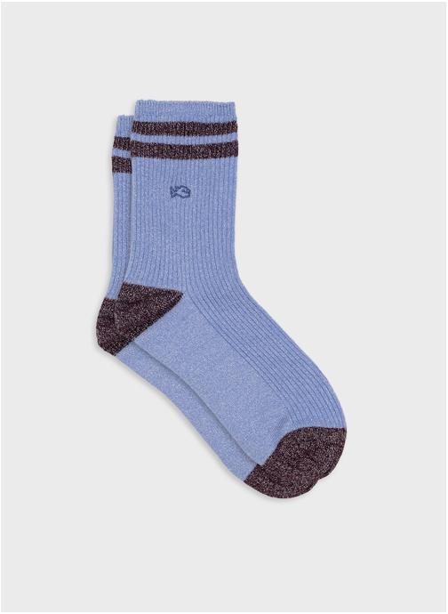 BILLYBELT Chaussettes Vintage femme bleu