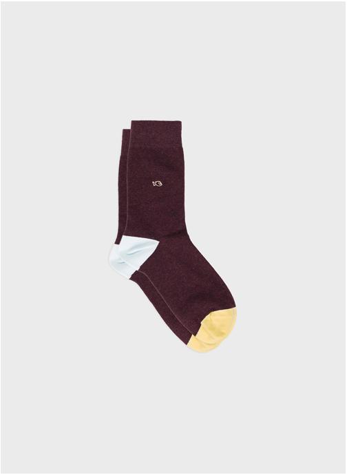 BILLYBELT Chaussettes Unies homme bordeaux