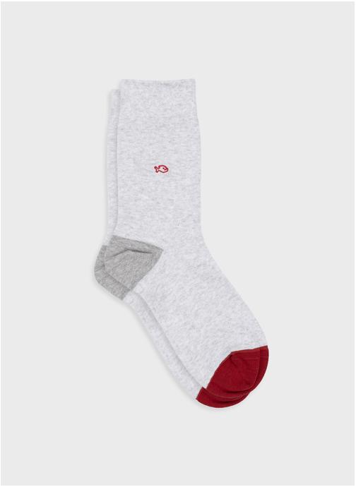 BILLYBELT Chaussettes Unies homme gris