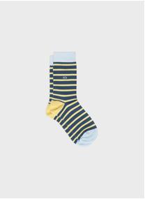 Chaussettes A rayures homme bleu
