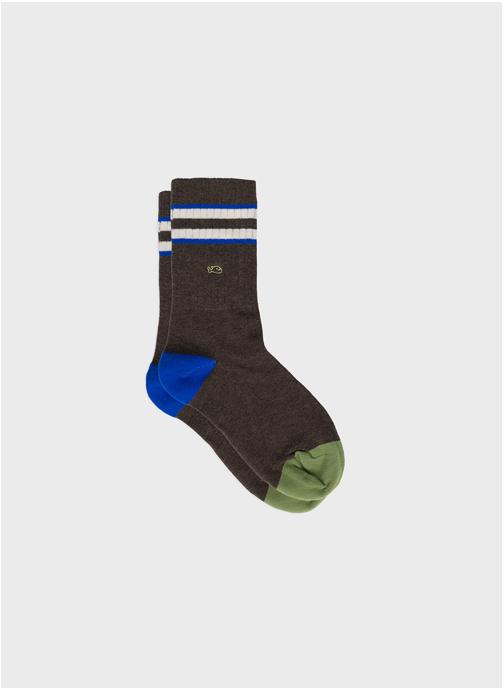 BILLYBELT Chaussettes Tennis homme marron