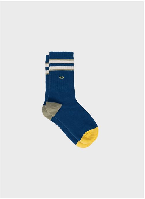 BILLYBELT Chaussettes Tennis homme bleu