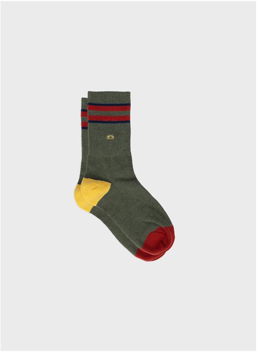 BILLYBELT Chaussettes Tennis homme vert