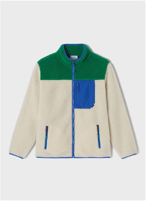 BILLYBELT Vestes Sherpa homme beige