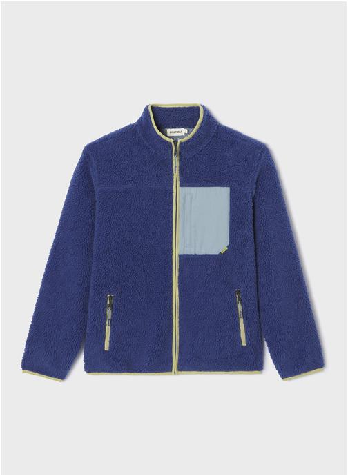 BILLYBELT Vestes Sherpa homme bleu