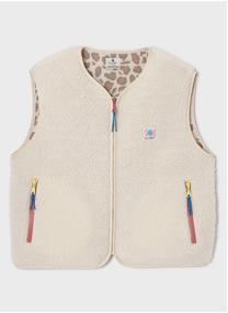 Vestes sans manches Sherpa femme bleu