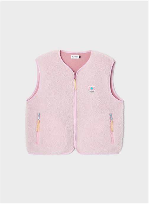 BILLYBELT Vestes sans manches Sherpa femme rose