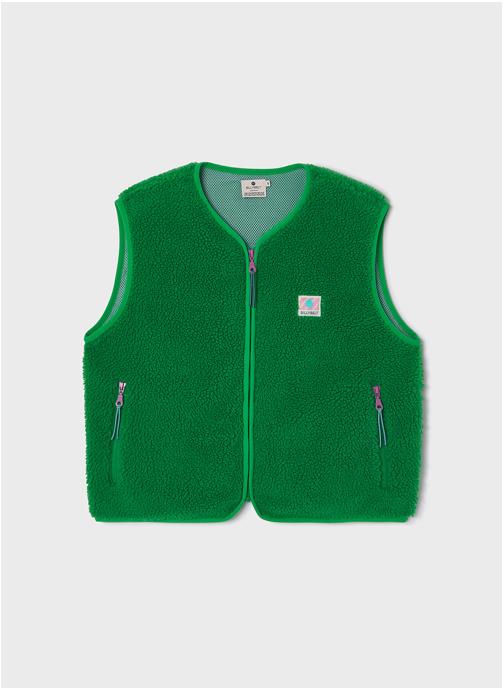 BILLYBELT Vestes sans manches Sherpa femme vert