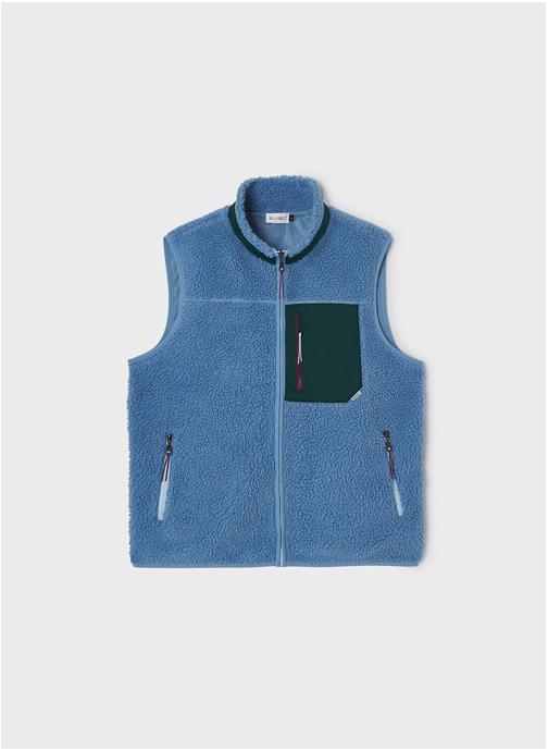 BILLYBELT Vestes sans manches Sherpa homme bleu
