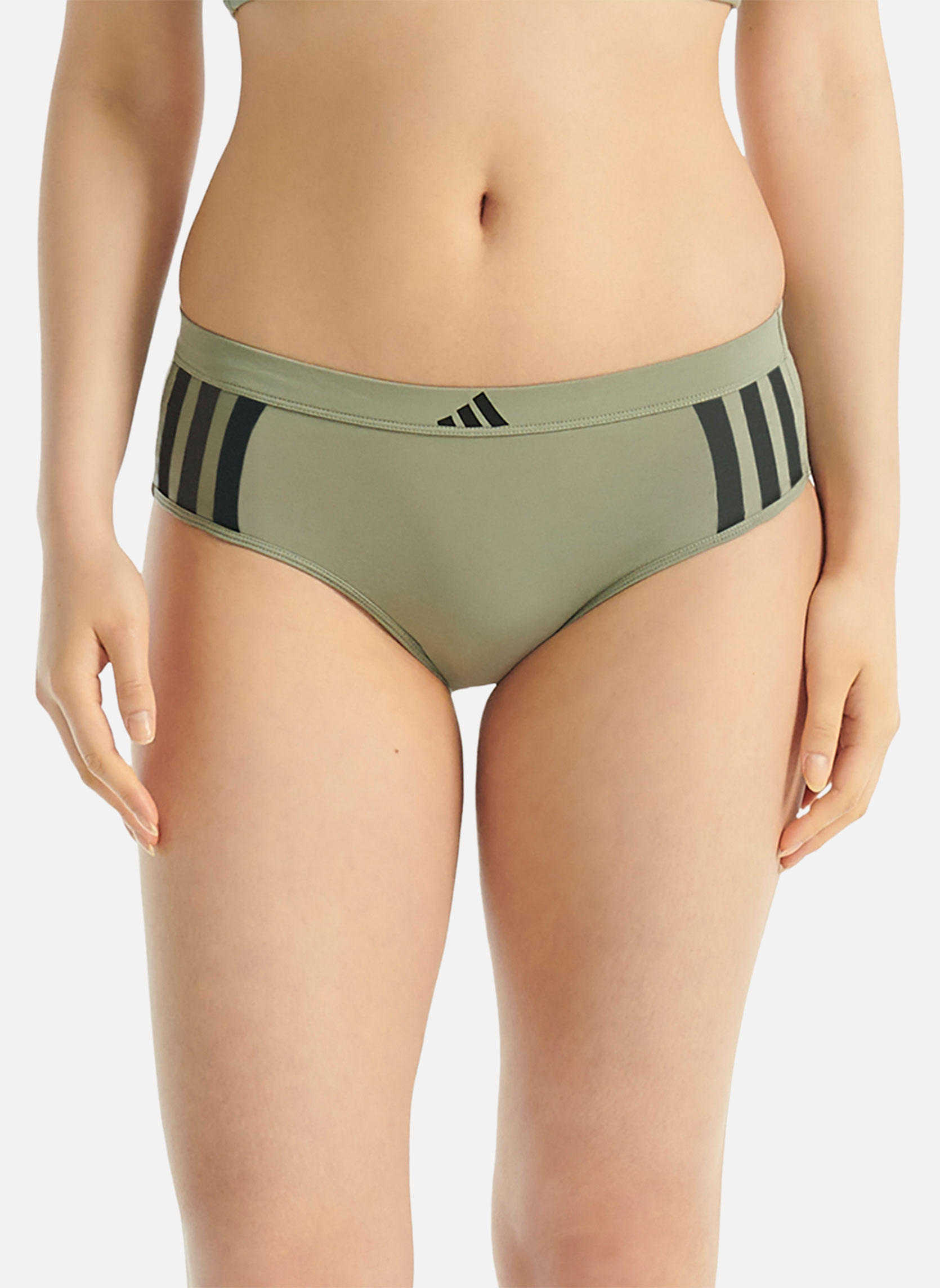 Culottes COTTON 3 STRIPES femme vert adidas performance Culottes COTTON 3 STRIPES femme vert Vert olive