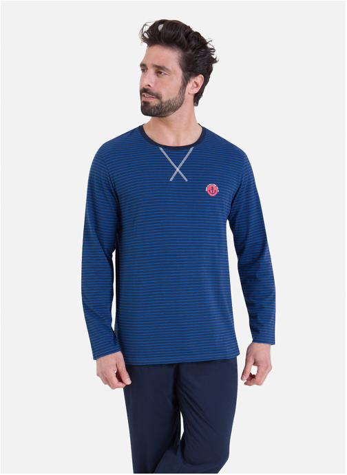 ATHENA Combinaisons RAYURES L'ESCALE homme bleu