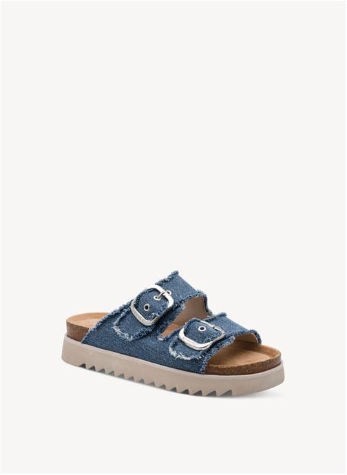 Tamaris Mules 1-27514-46 femme bleu