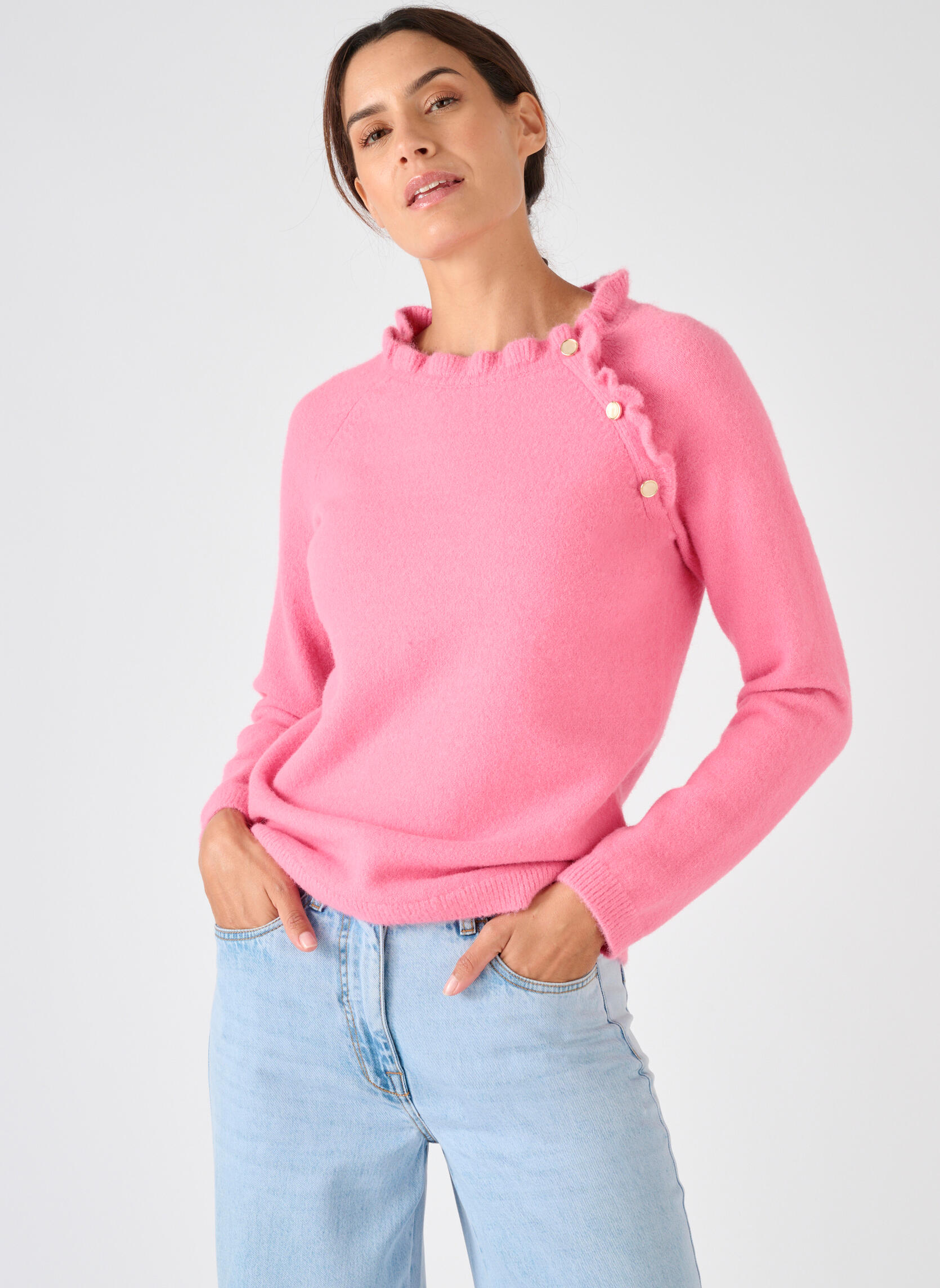 Pulls 84658 femme rose Damart Pulls 84658 femme rose Rose