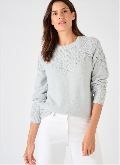 Damart Pulls 79015 femme gris