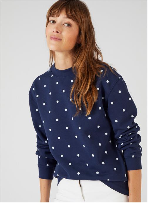 Damart Sweats à capuche 47028 femme bleu