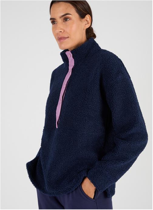 Damart Sweats à capuche 85040 femme bleu