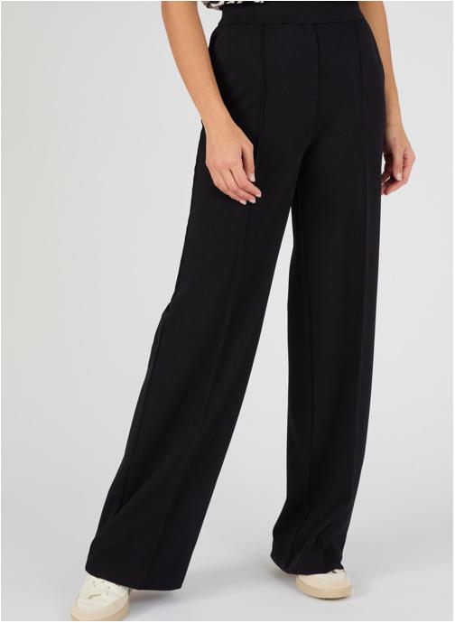 Damart Pantalons droit 84394 femme noir