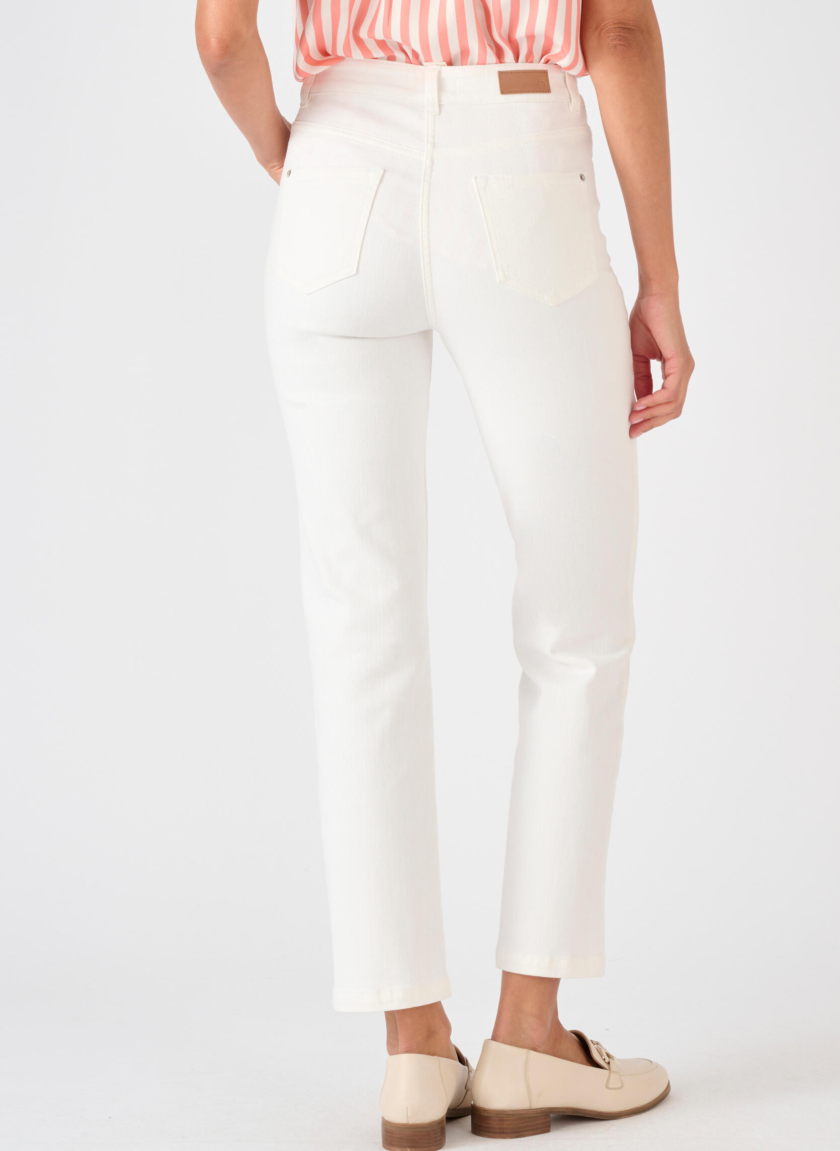 Pantalons droit 84361 femme blanc Damart Pantalons droit 84361 femme blanc Blanc