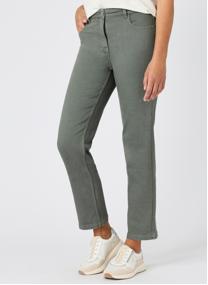 Pantalons droit 84361 femme blanc