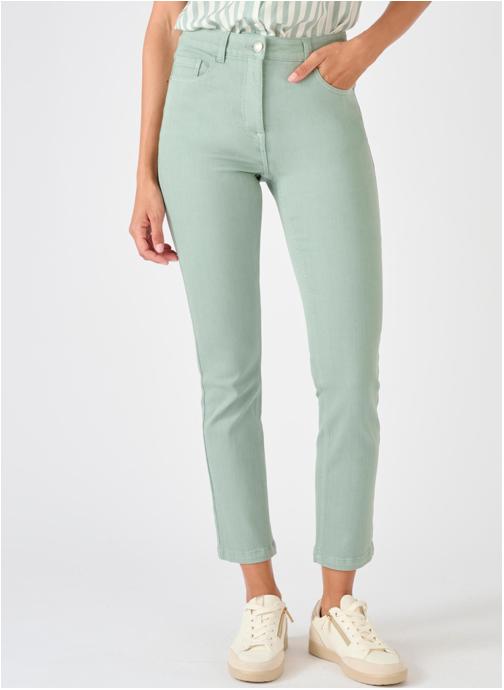 Damart Jeans droit 84363 femme vert