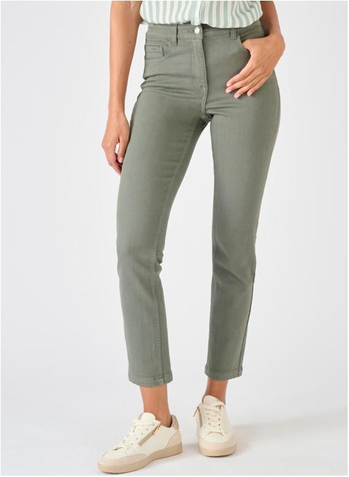 Damart Jeans droit 84363 femme vert