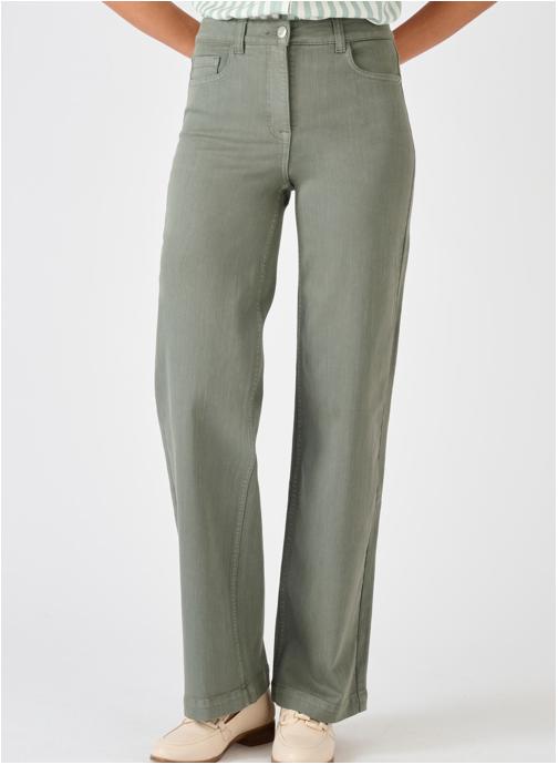 Damart Jeans droit 84364 femme vert