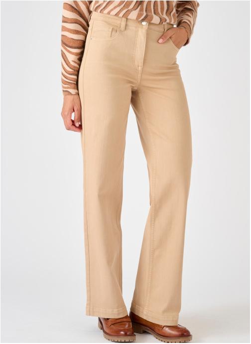 Damart Jeans droit 84364 femme marron