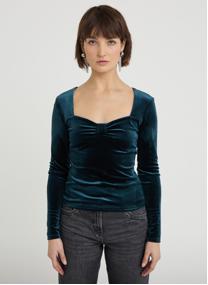 Tops LVELNOEUD femme bleu Cache Cache Tops LVELNOEUD femme bleu Bleu