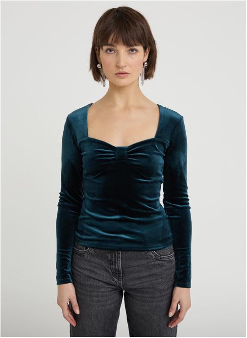 Cache Cache Tops LVELNOEUD femme bleu