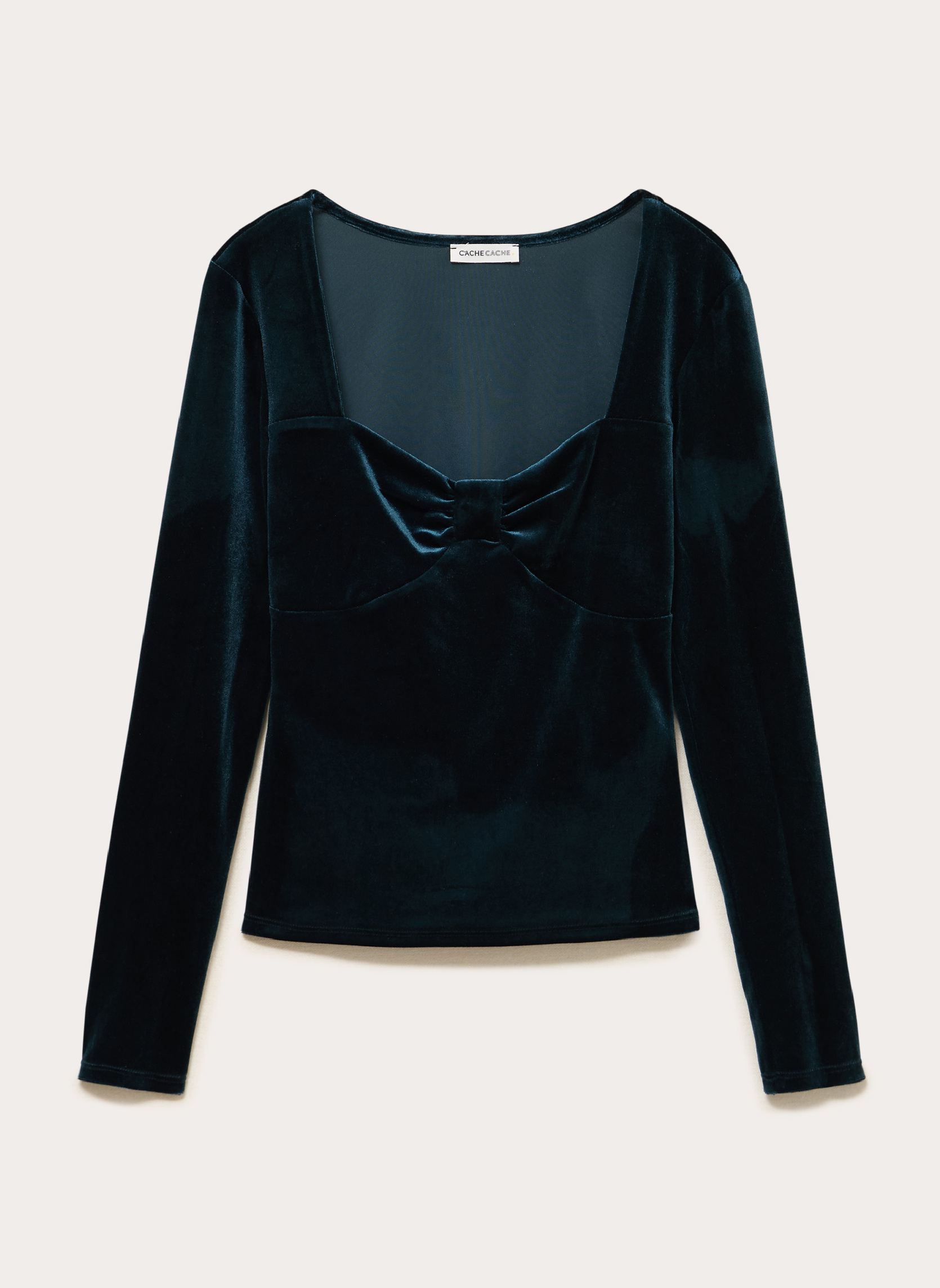 Tops LVELNOEUD femme bleu Cache Cache Tops LVELNOEUD femme bleu Bleu