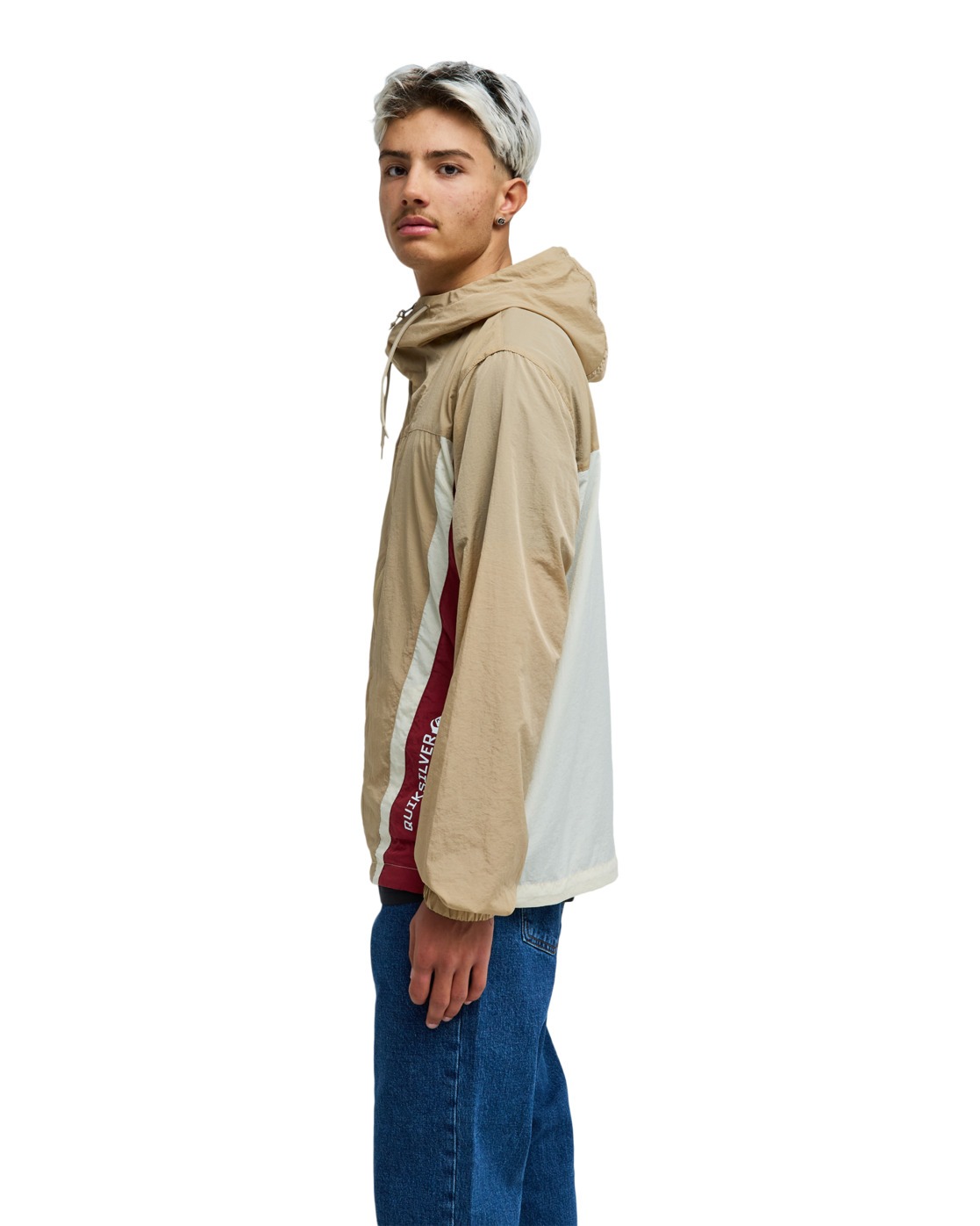 Vestes coupe-vents Clicker homme beige Quiksilver Vestes coupe-vents Clicker homme beige Beige